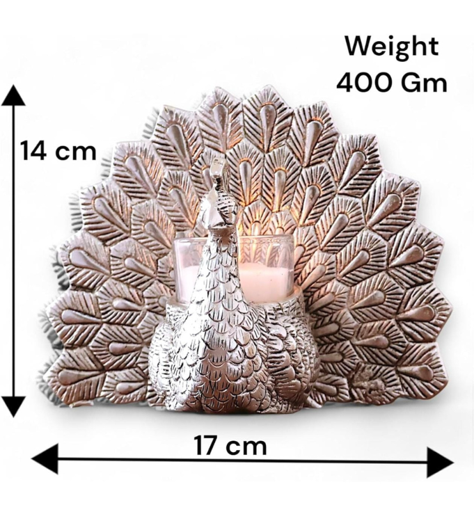Candle Stand Peacock